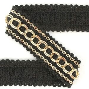 Black and gold chain choker with adjustable clasp #goth #punk